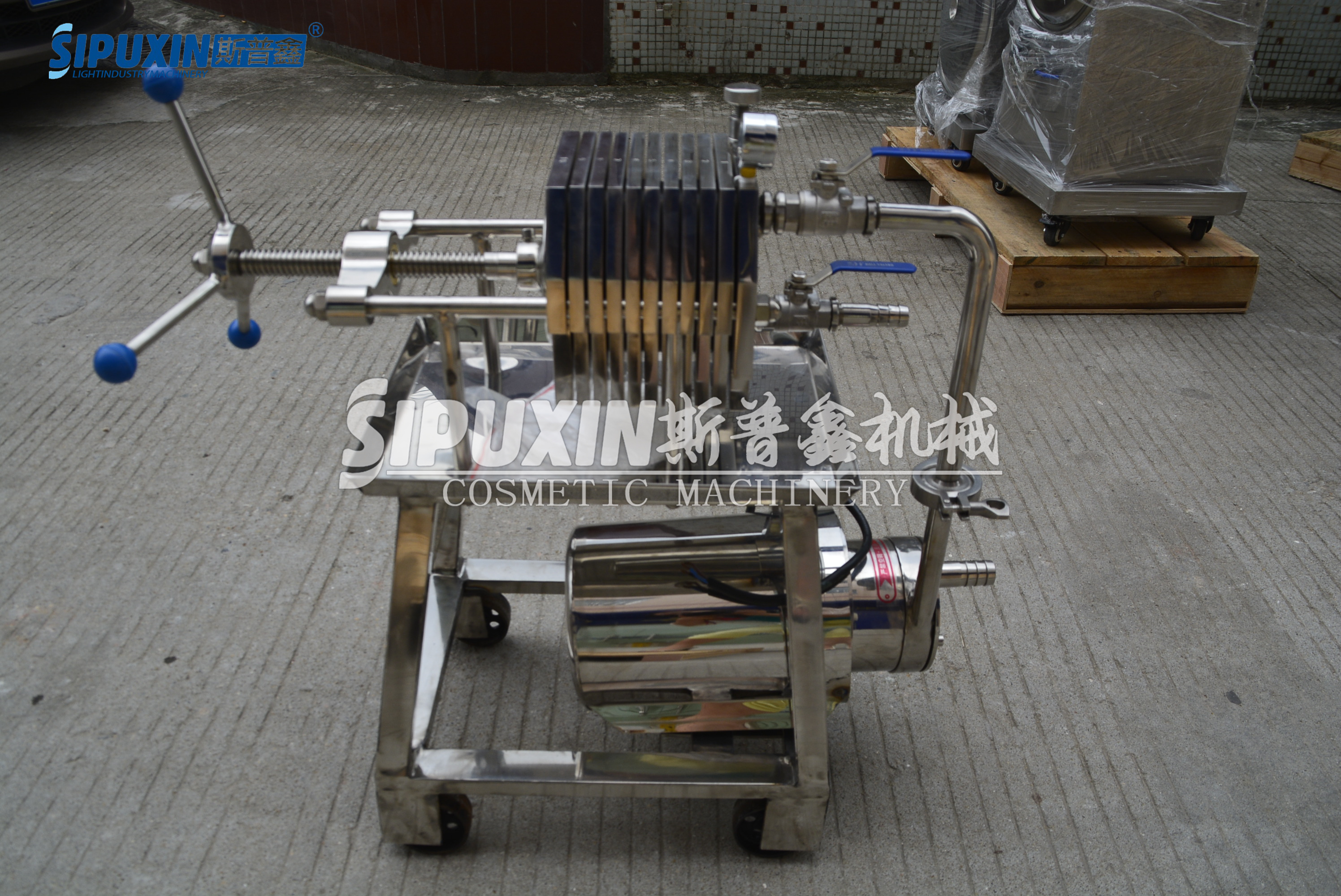 Máquina de filtro de placa de acero y acero de acero inoxidable de alta calidad