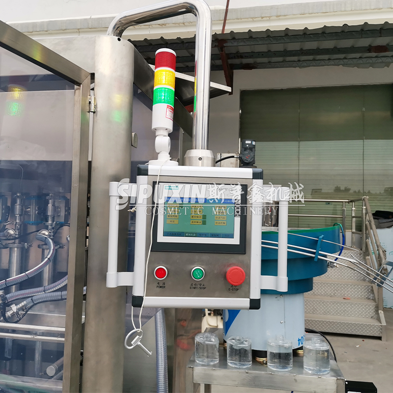 Máquina de llenado automático inteligente máquina de llenado de champú líquido con relleno de jabón anticorrosivo de seis cabezas