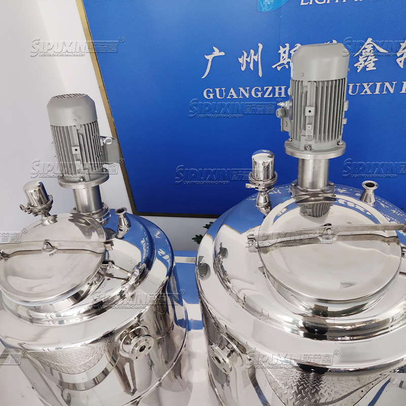 300L Condición emulsionante de vacío de calefacción eléctrica para homogenizador de crema de manos Tanque Ming Ming