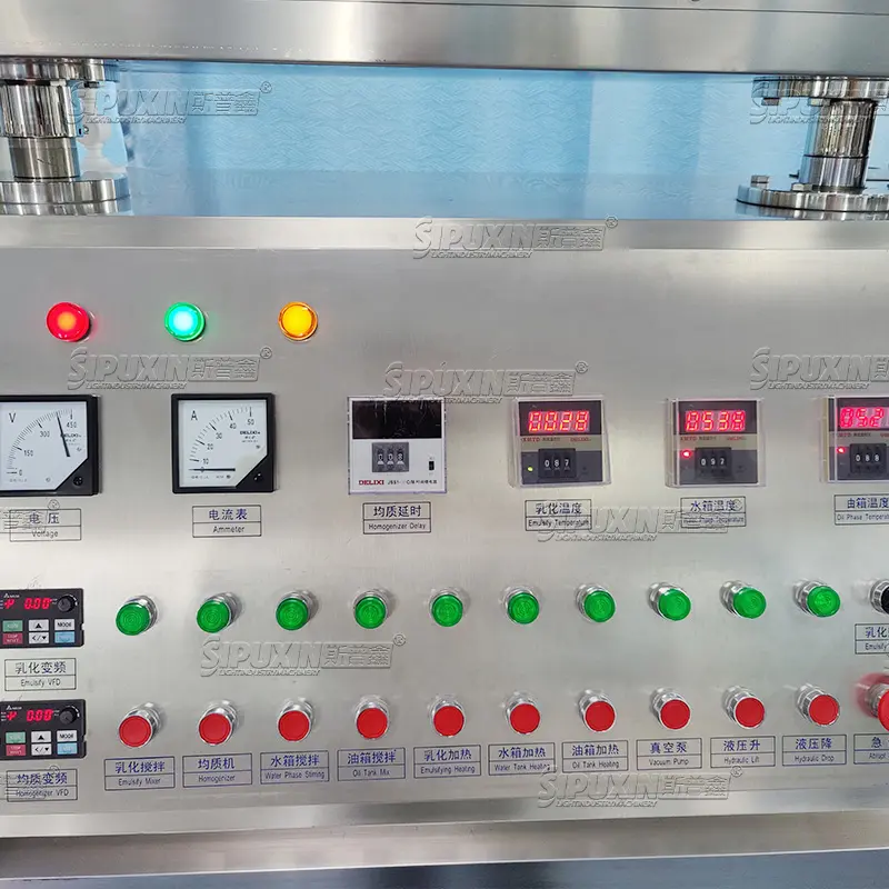 Spx Vacuum mezclador homogenizador emulsionante loción de crema cosmética química diaria mezcla de urea mezcla máquina de fabricación