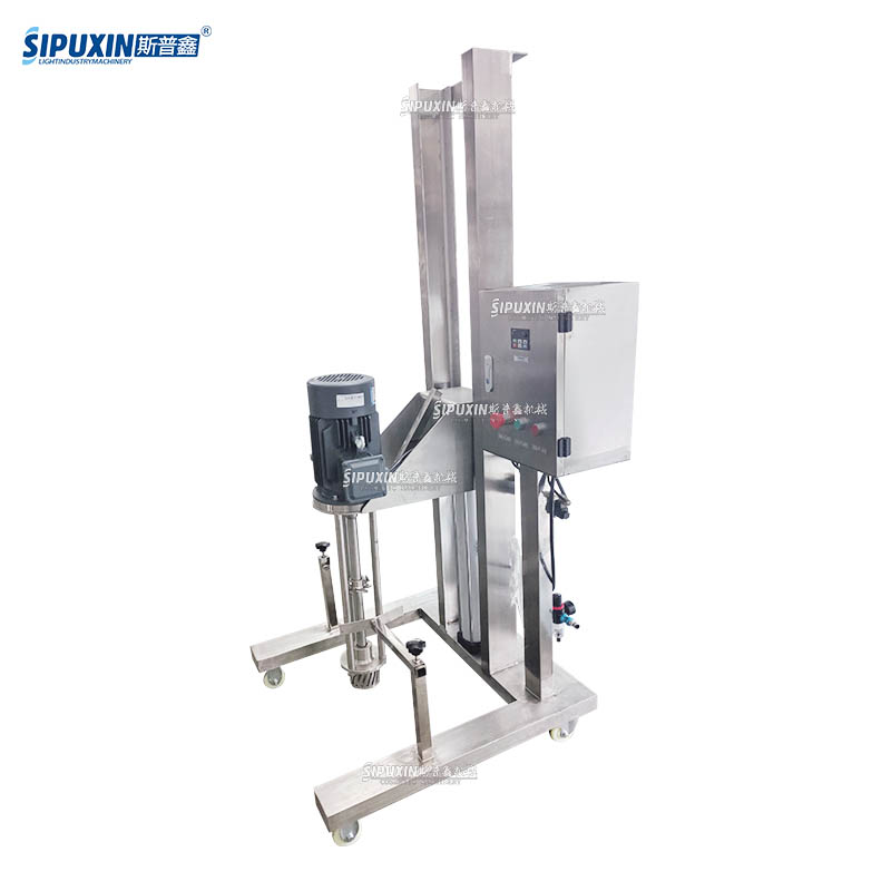 Máquina de mezcla homogeneizada automática móvil Máquina de mezcla de crema de alta cizalladura Centecible
