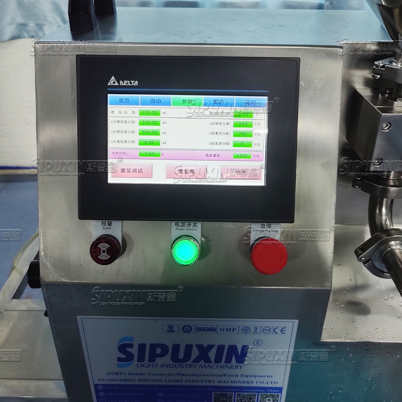 SPX Sellador Hot Máquina de llenado de bomba de engranaje de cabeza