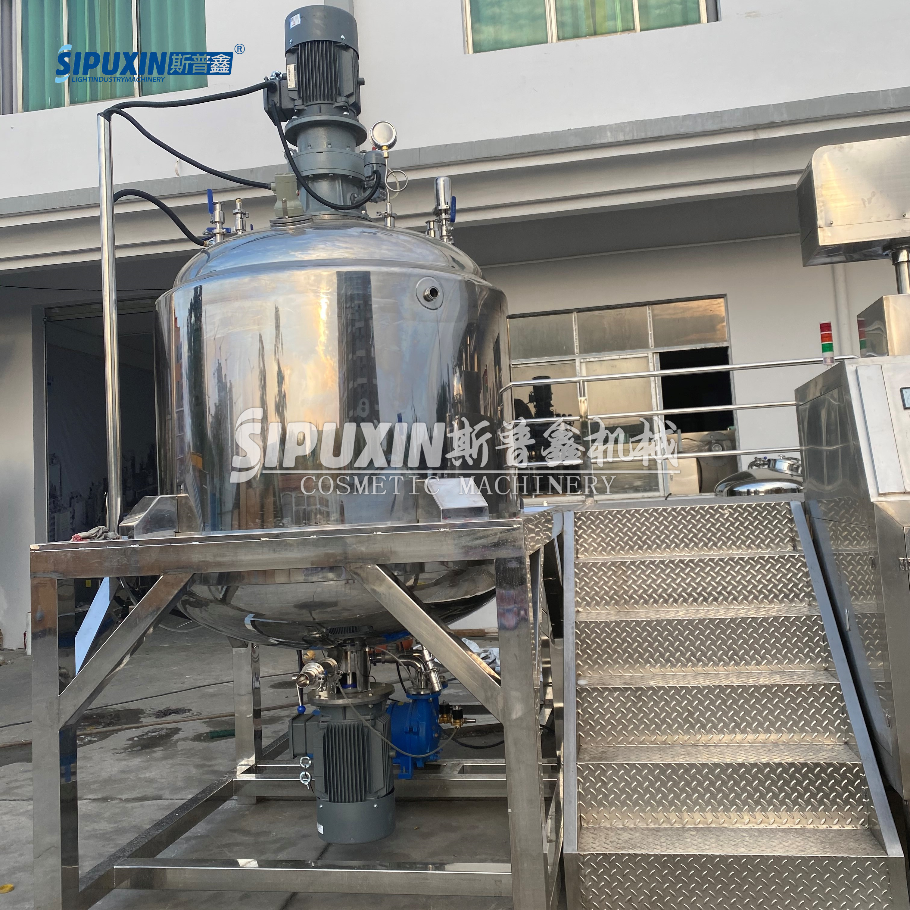 Sipuxin 500L y 1000L Combinado Emulsionante homogéneo de vacío