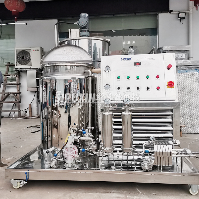 Sipuxin Nueva máquina de fabricación de perfumes con filtración de congelación