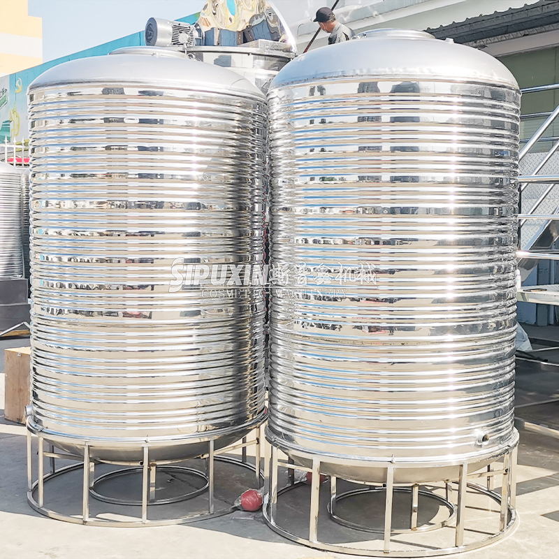 SCG-I 304 tanques de agua de acero inoxidable para almacenamiento químico 