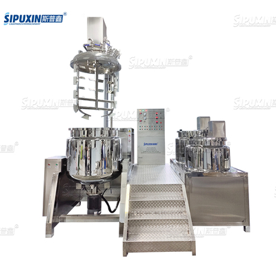 Certificación CE 500L Equipo de mezcla Mezcla Química Farmateutical Cream Making Homogenizadores de maquinaria