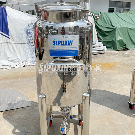 Sipuxin Tanque de agitación neumático de acero inoxidable de alta calidad para tanque de almacenamiento de perfumes SS316L 