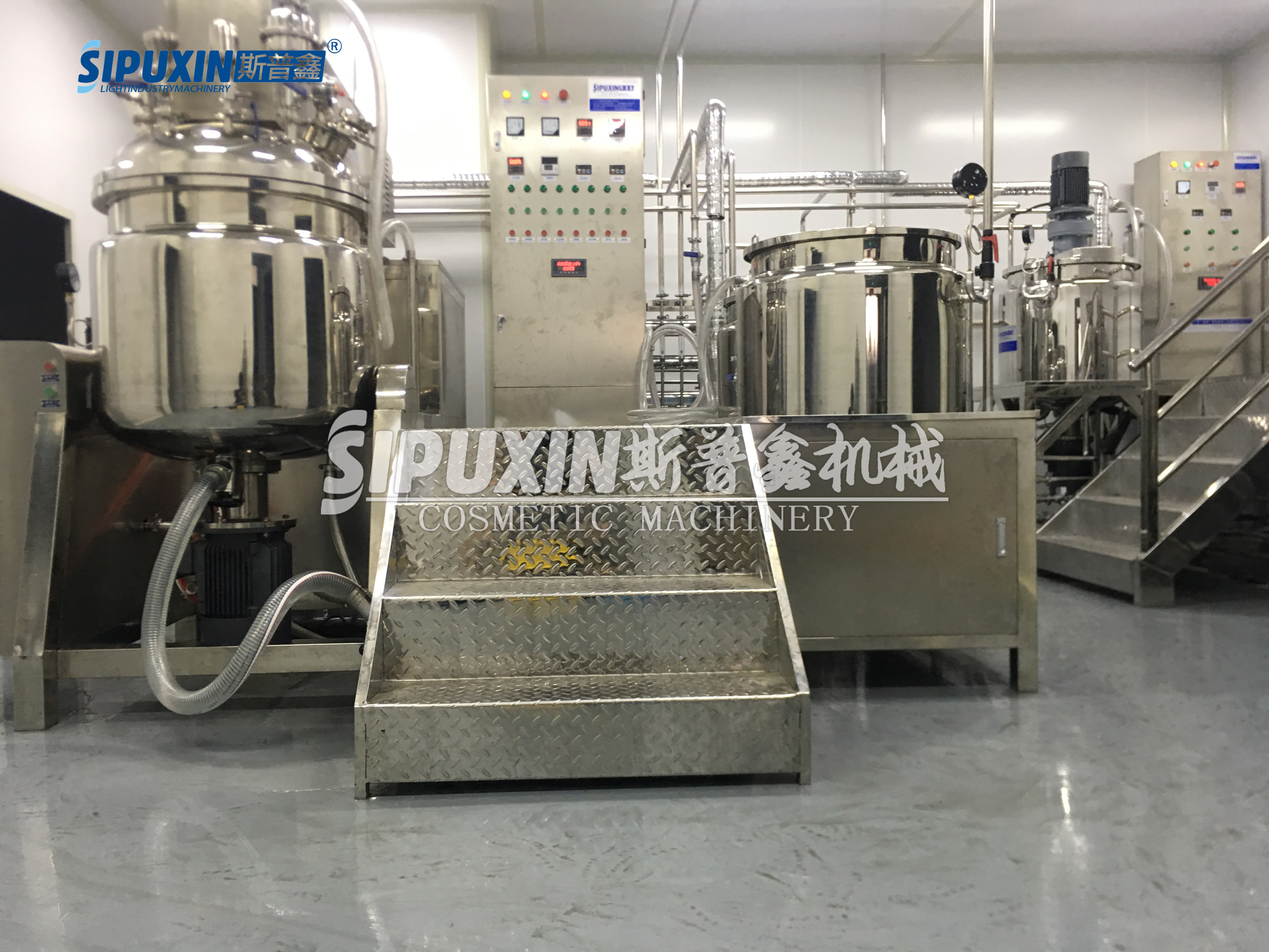 Sipuxin 300L CREME COSMÉTICA Máquina emulsionante homogénea 