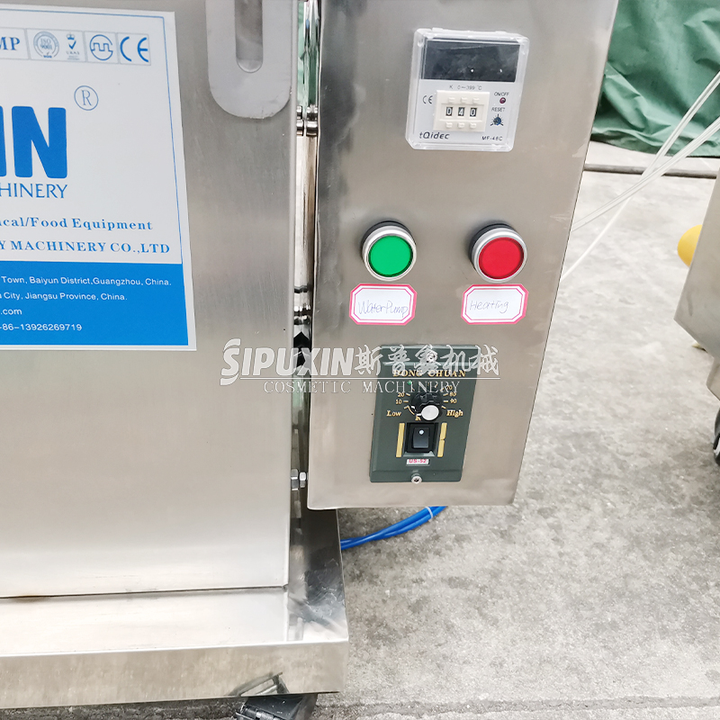 Máquina de relleno de pasta de temperatura vertical constante semiautomática