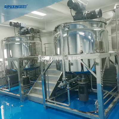 Licuadora calentada de vapor de circulación externa de 200 l para lavar líquido