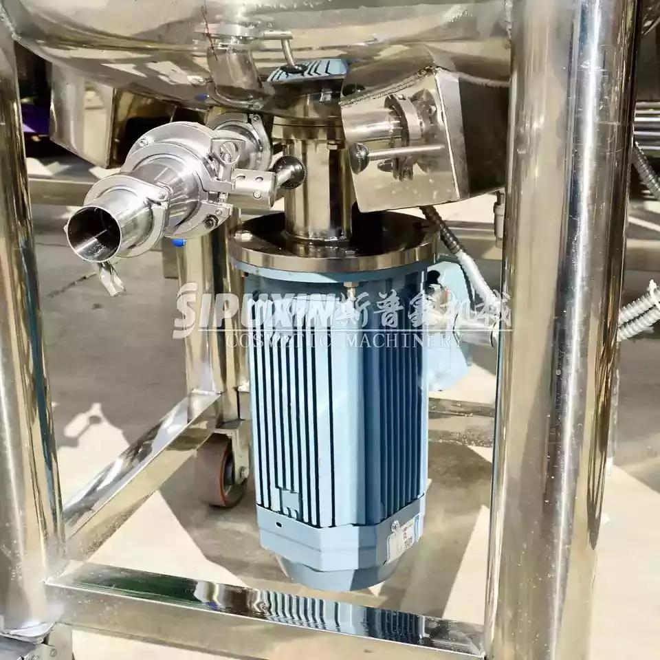Cosmético Mezcla de mezcla de líquido Tanque Shampoo Detergente Maquilista de fabricación de jabón diario Con Agitator