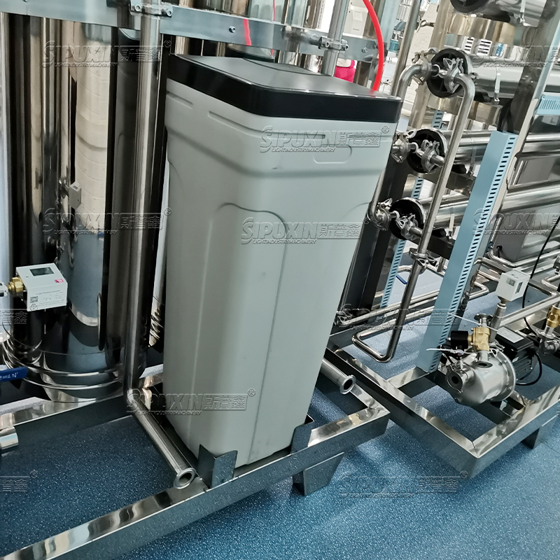 SPX1000LPH Automático RO Inverso Osmosis Filtro de purificación industrial Máquina de tratamiento de agua de agua