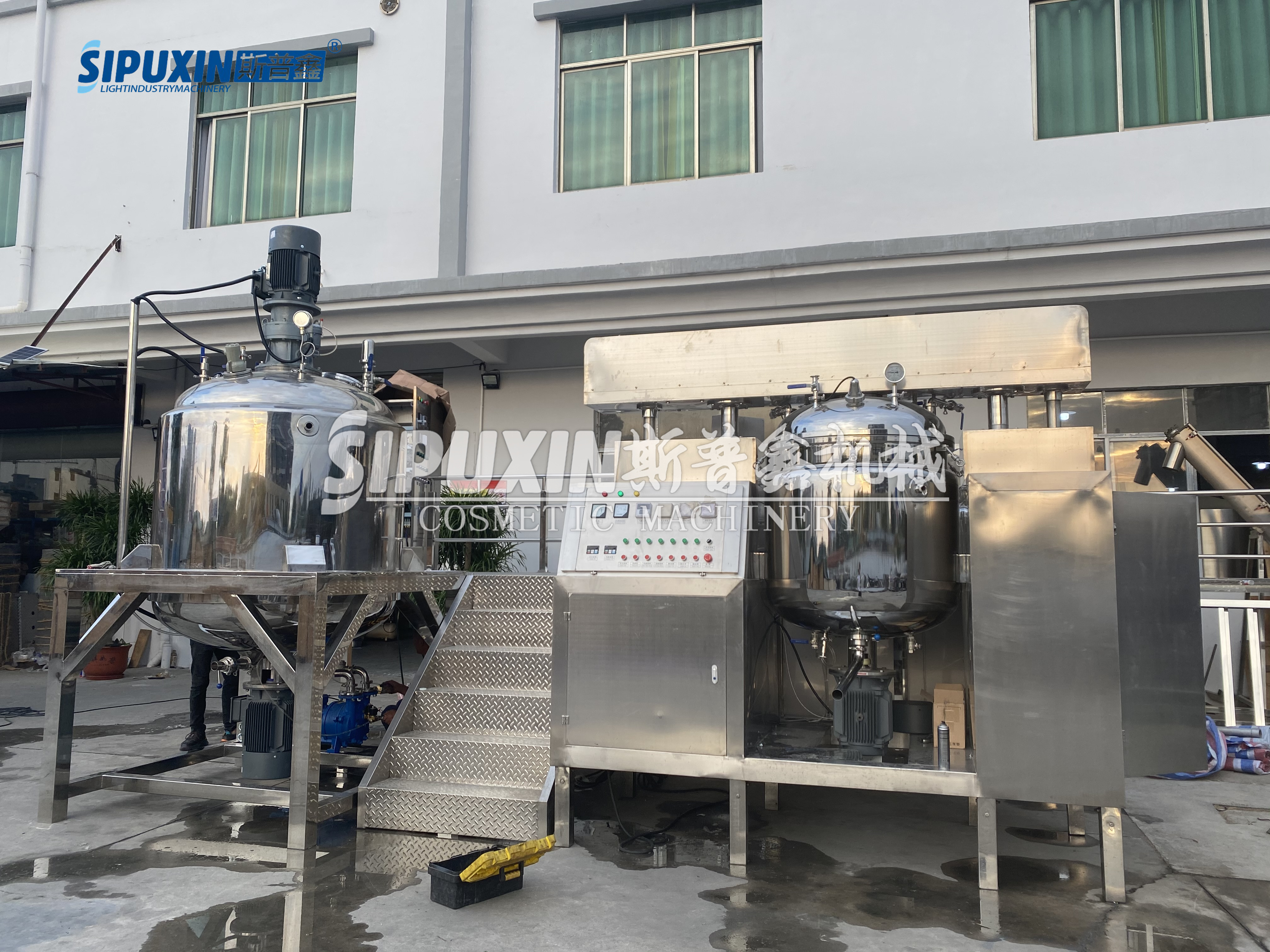 Sipuxin 500L y 1000L Combinado Emulsionante homogéneo de vacío