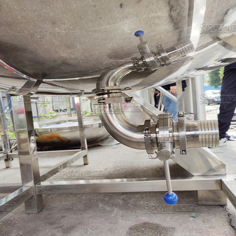 Tanque de mezcla de una sola capa de acero inoxidable 1000L para líquido