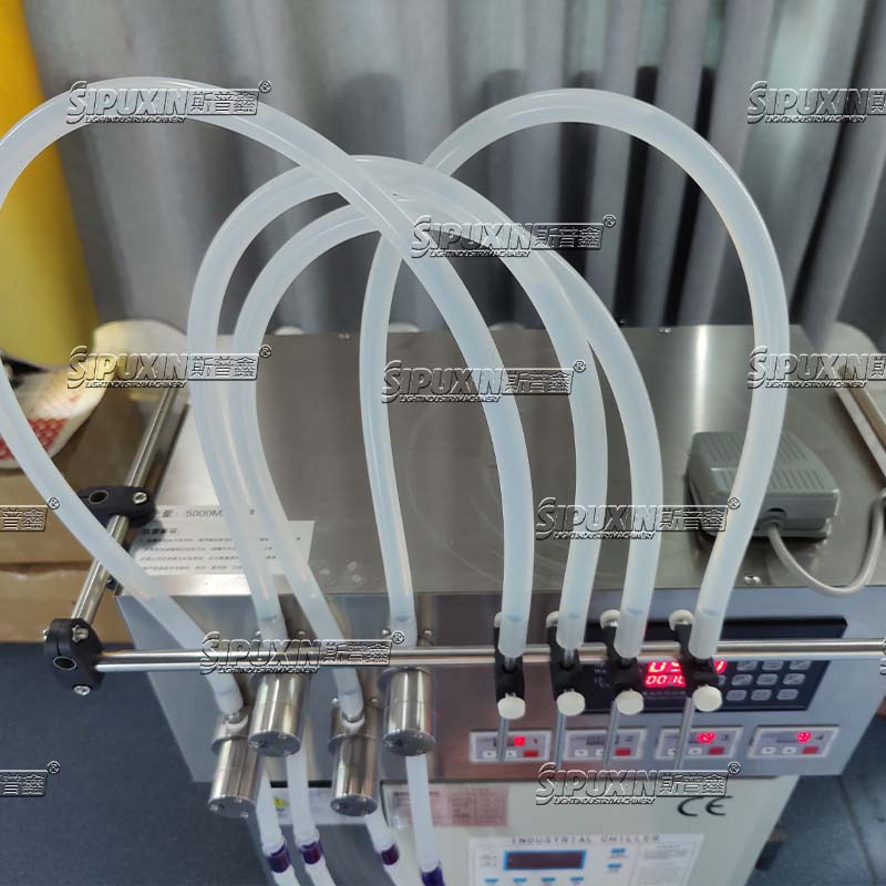 90 bpm Máquina de llenado de líquido de cabeza nueva Tipo 1