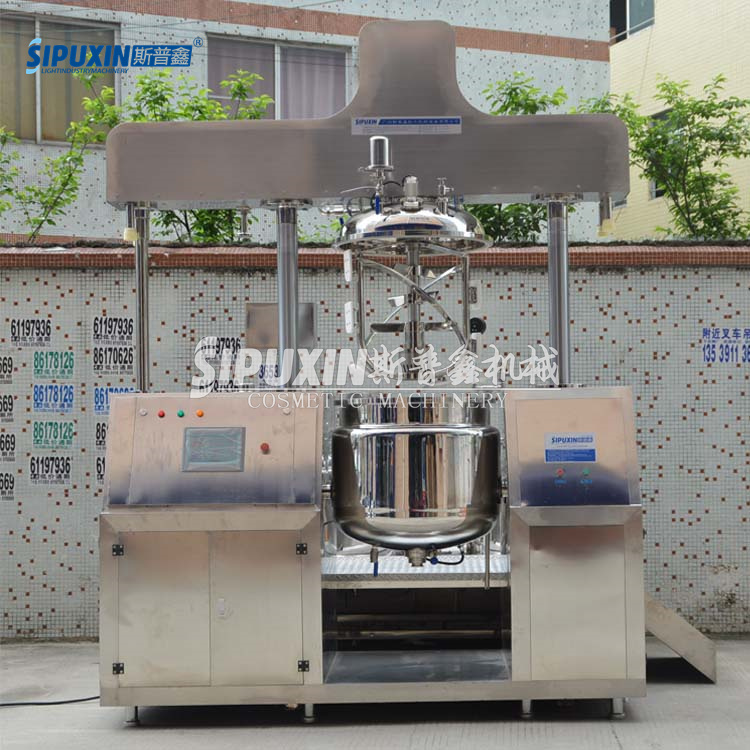 Máquina emulsionante de vacío SPX 200L con paleta de tornillo 