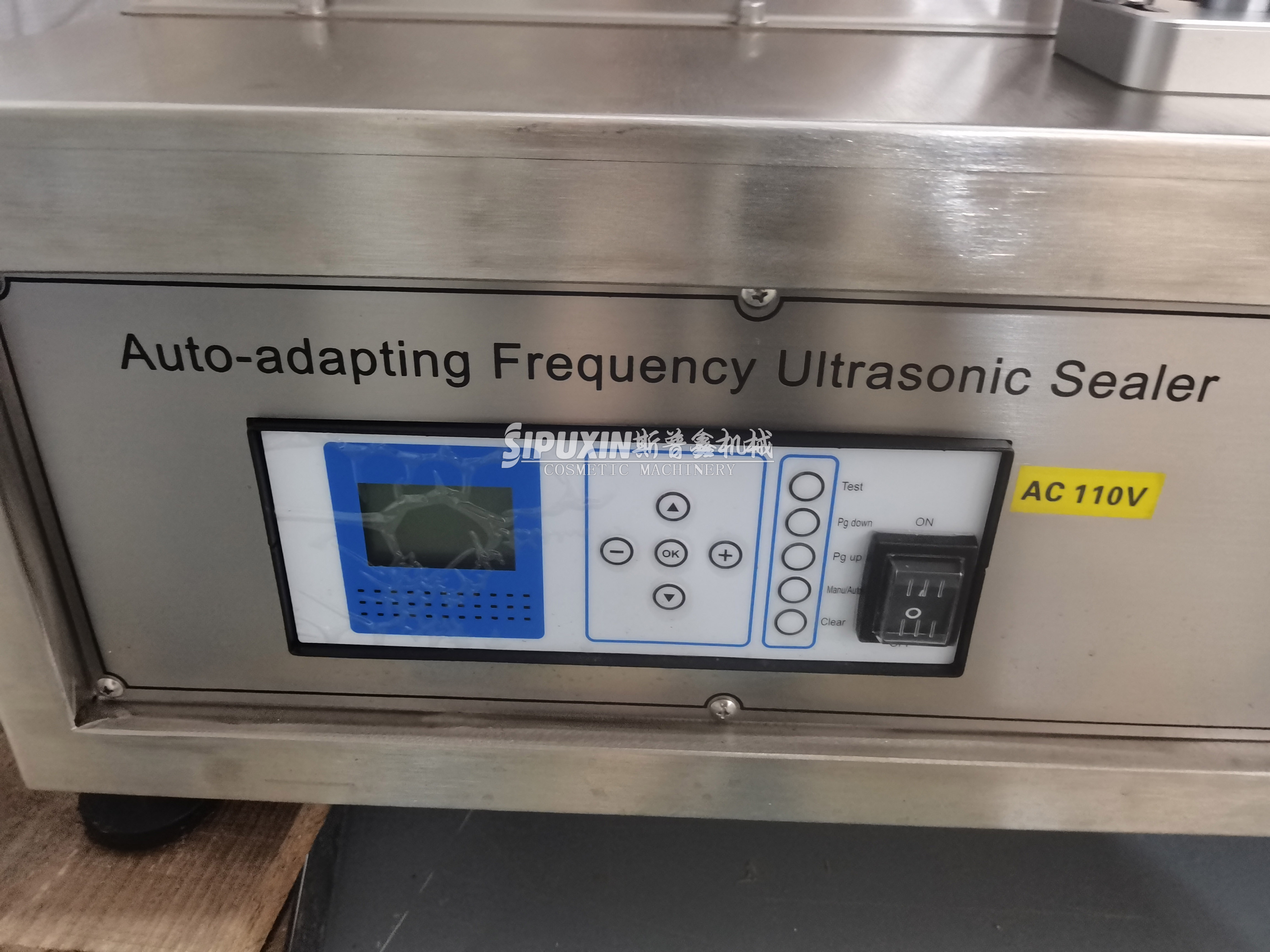 Máquina de sellado de manguera ultrasónica semiautomática para crema para manos