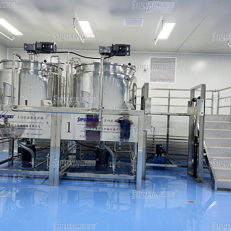 5000L NUEVO ALTO ESTILO Detergente Detergente Gel Making Machine licuadoras licuadoras para productos líquidos