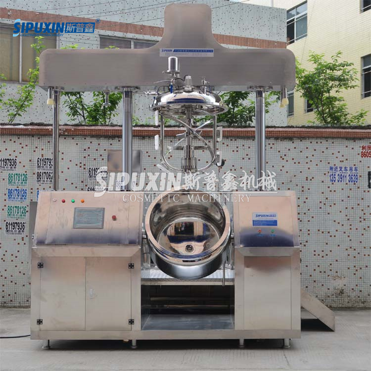 Máquina emulsionante de vacío SPX 200L con paleta de tornillo 