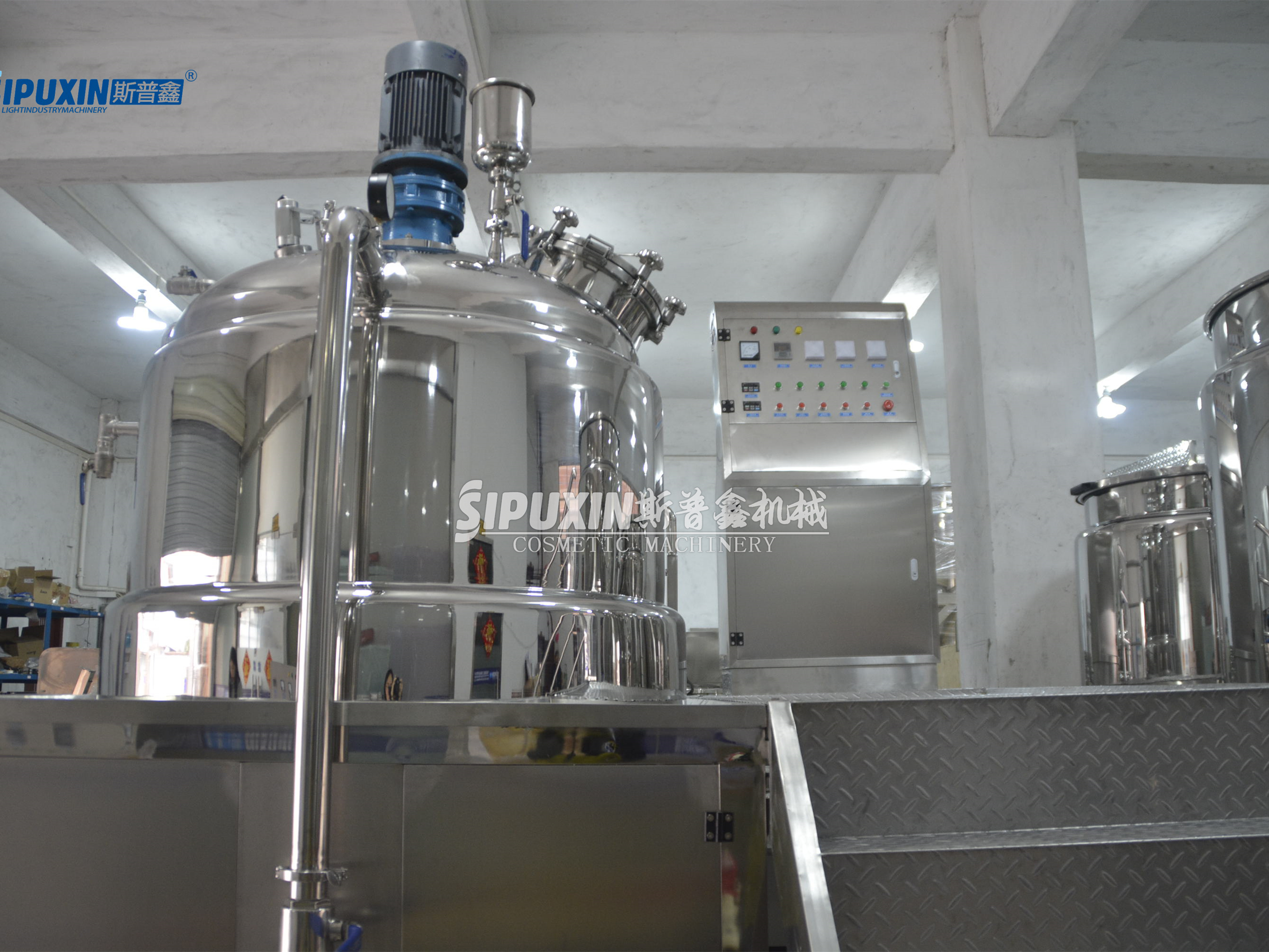 Máquina de emulsión homogénea de bucle exterior 1000L para crema para crema 